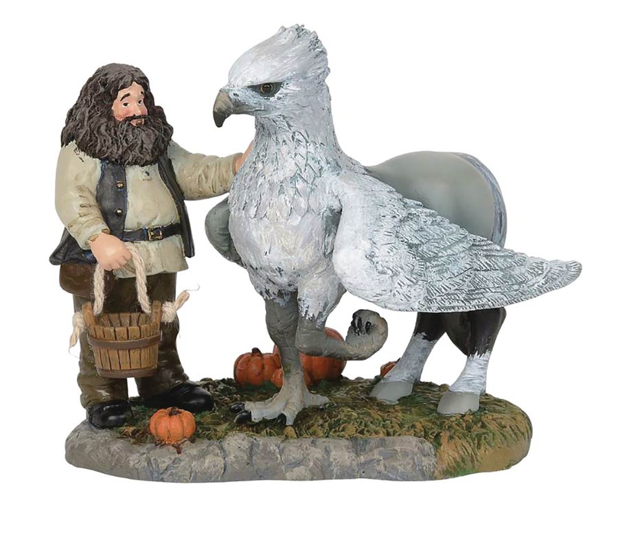 Harry Potter Village Figurine - Hagrid A Proud Hippogriff Indeed