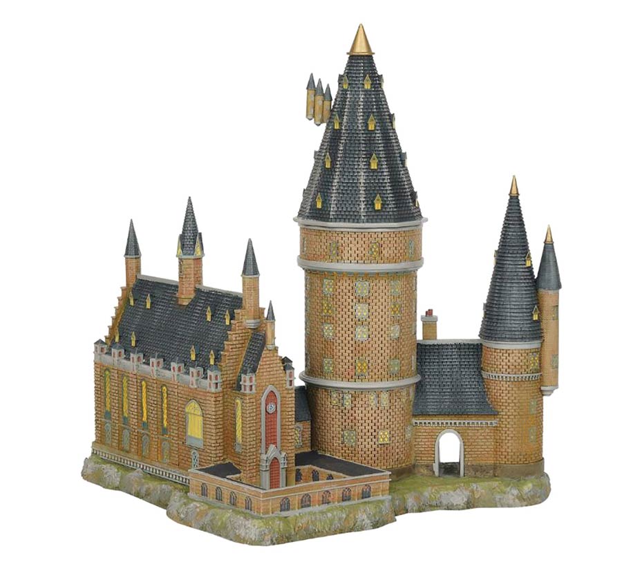 Harry Potter Village Figurine - Hogwarts Great Hall And Tower