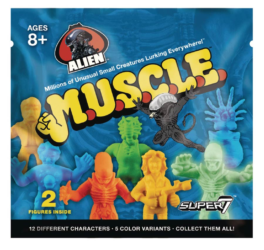 Alien M.U.S.C.L.E. Figure Blind Mystery Box 36-Piece Display