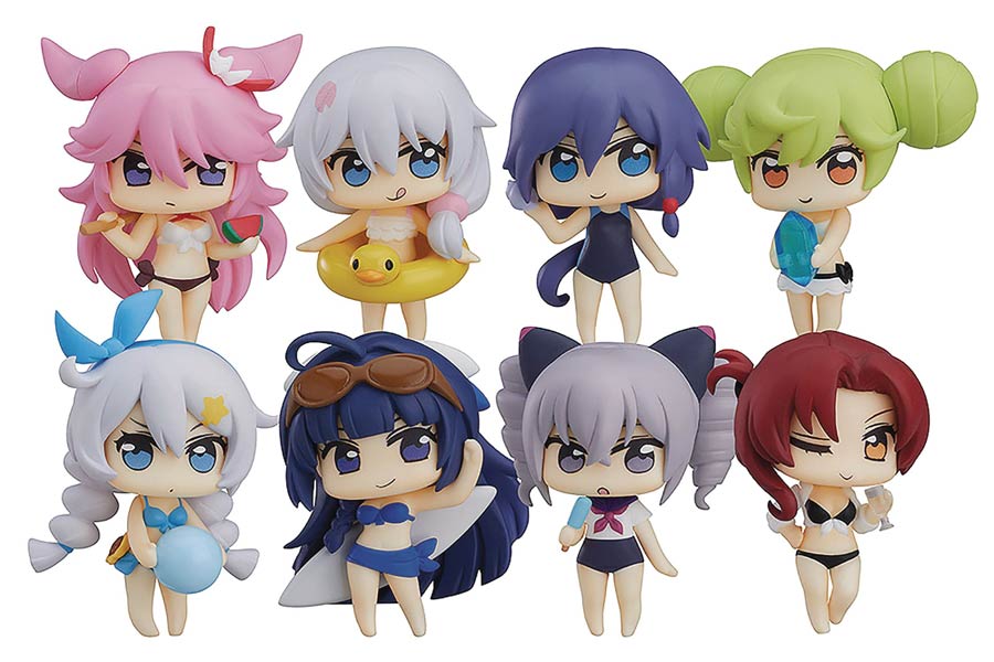 Houkai 3rd Reunion In Summer PVC Figure Blind Mystery Box 8-Piece Display