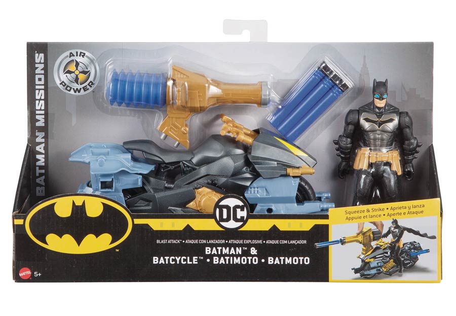 Batman Knight Missions Air Power Vehicle With 6-Inch Action Figure Assortment Case