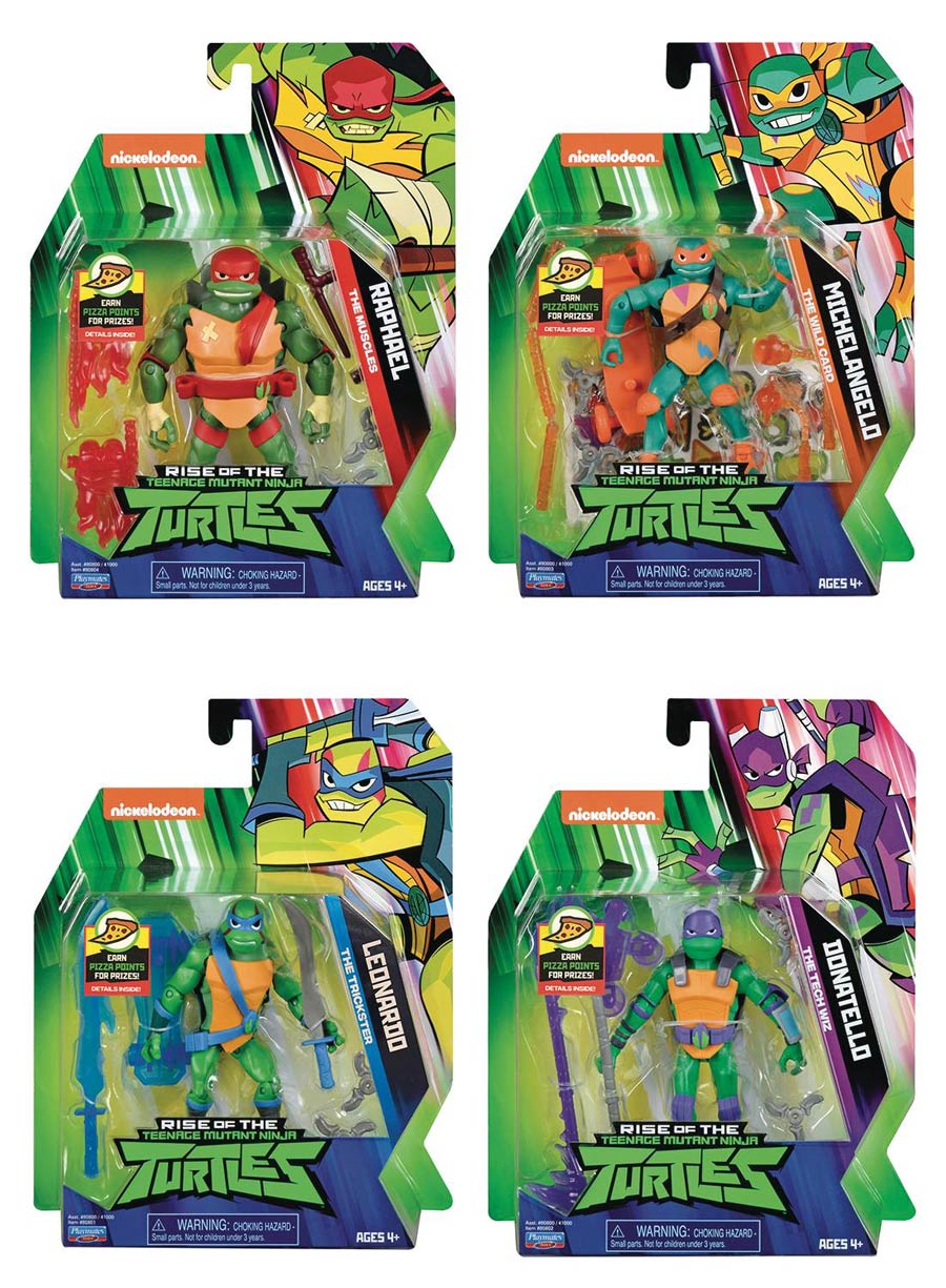 Rise Of The Teenage Mutant Ninja Turtles Basic Action Figure Assortment Case
