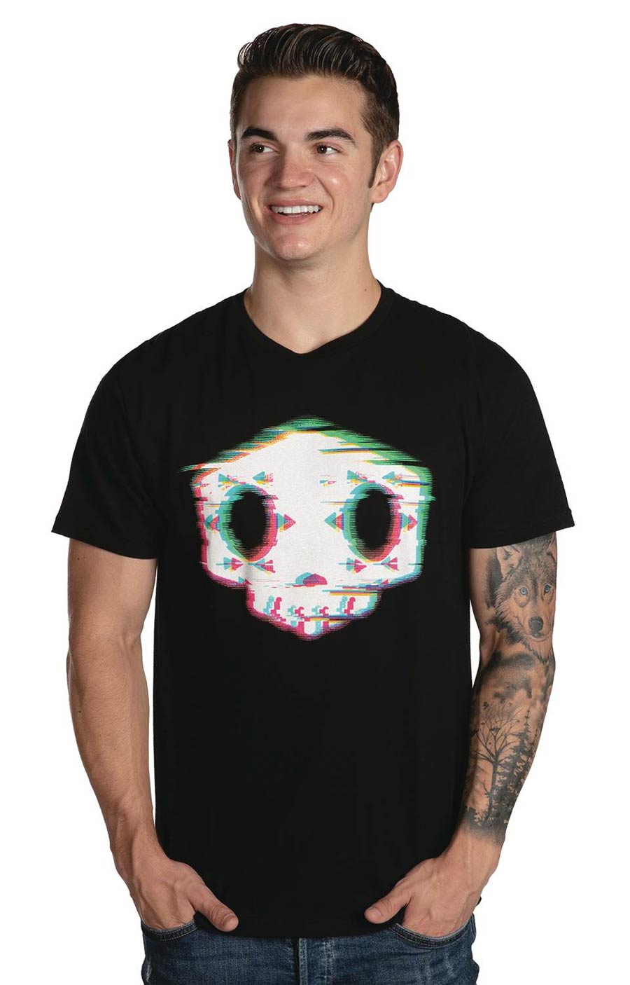 Overwatch Apagando Las Luces Mens T-Shirt Large