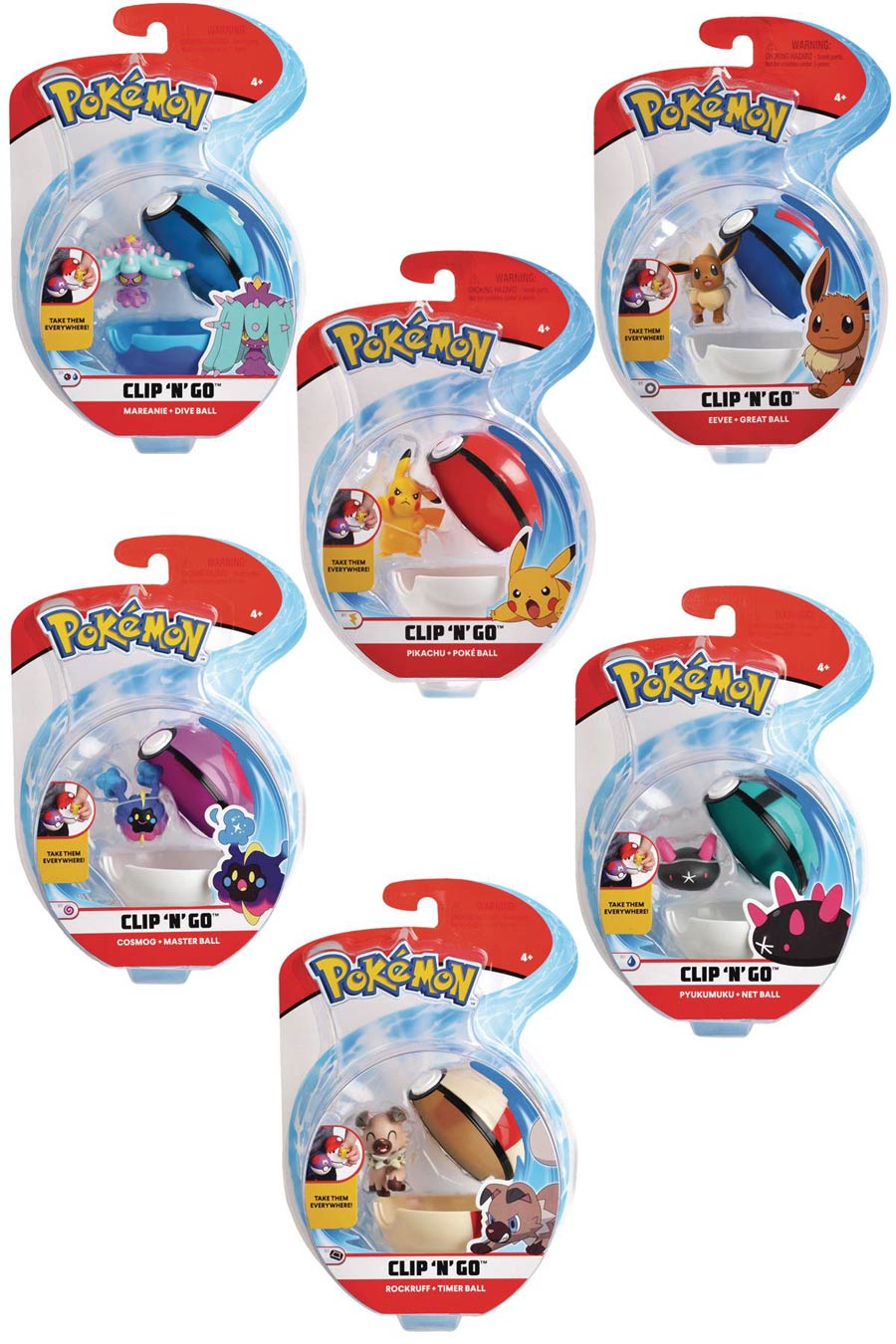 Pokemon Clip-N-Go Figure Assortment Case