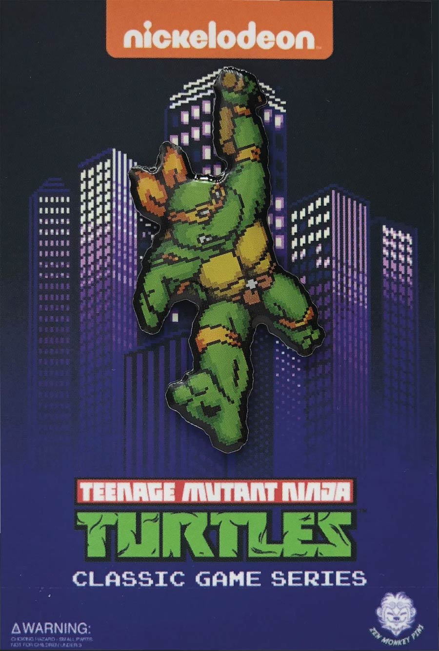 Teenage Mutant Ninja Turtles Turtles In Time Character Select Pin - Michelangelo