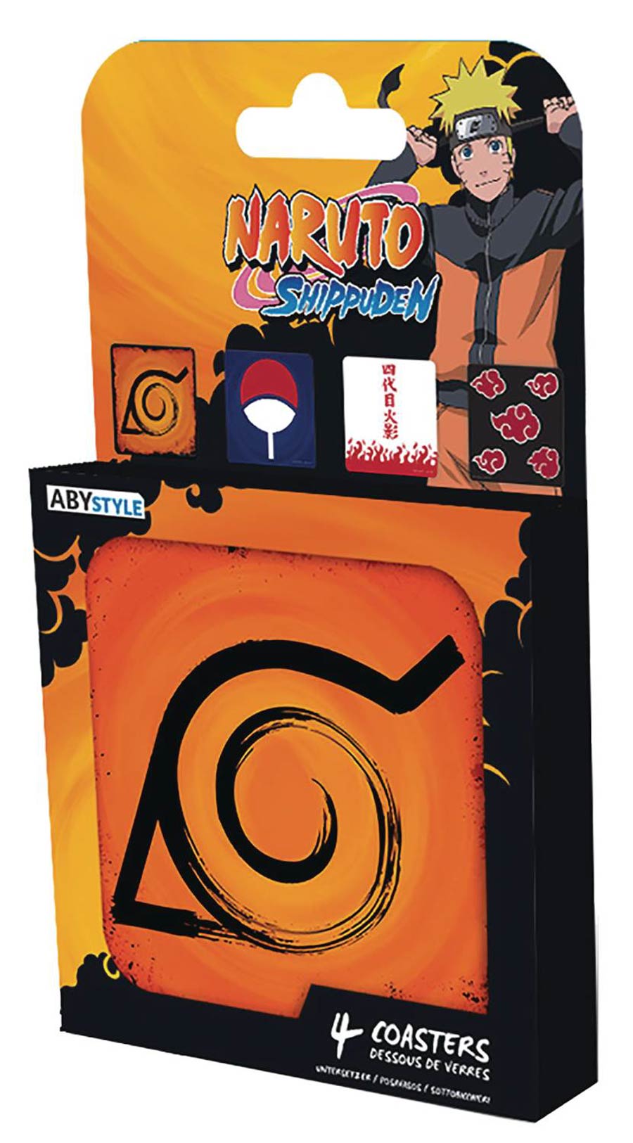 Naruto 4-Piece Coaster Set