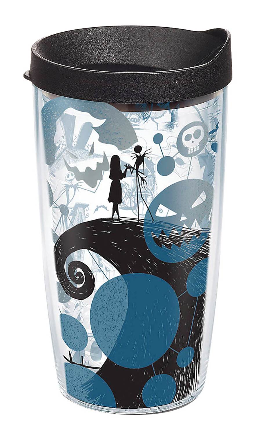 Nightmare Before Christmas 25th Anniversary Tumbler With Lid - 16-Ounce