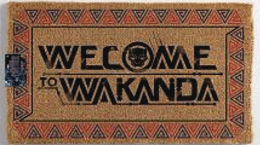 Black Panther Welcome To Wakanda Doormat