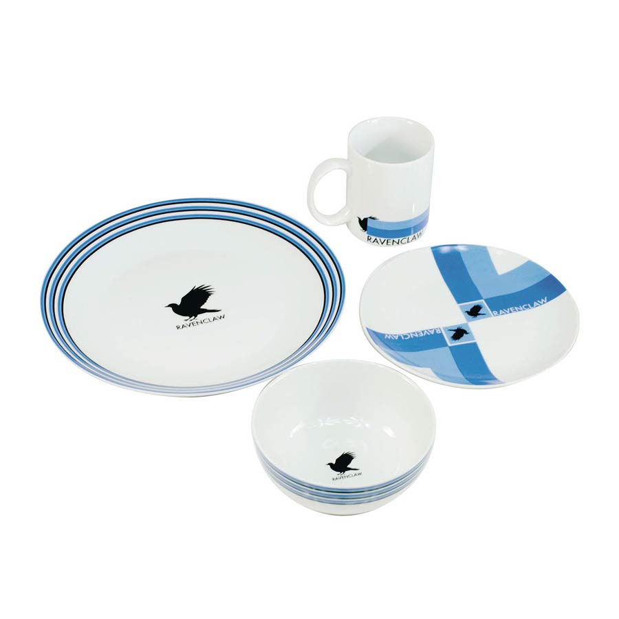 Harry Potter Ceramic Dinnerware 16-Piece Set - Ravenclaw