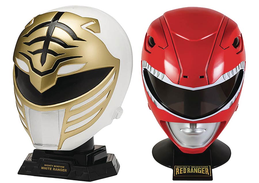 Mighty Morphin Power Rangers Legacy 1/4 Scale Helmet Collection Assortment Case E