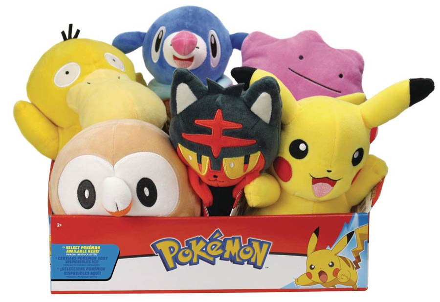 Pokemon Select 8-Inch Plush Assortment Case