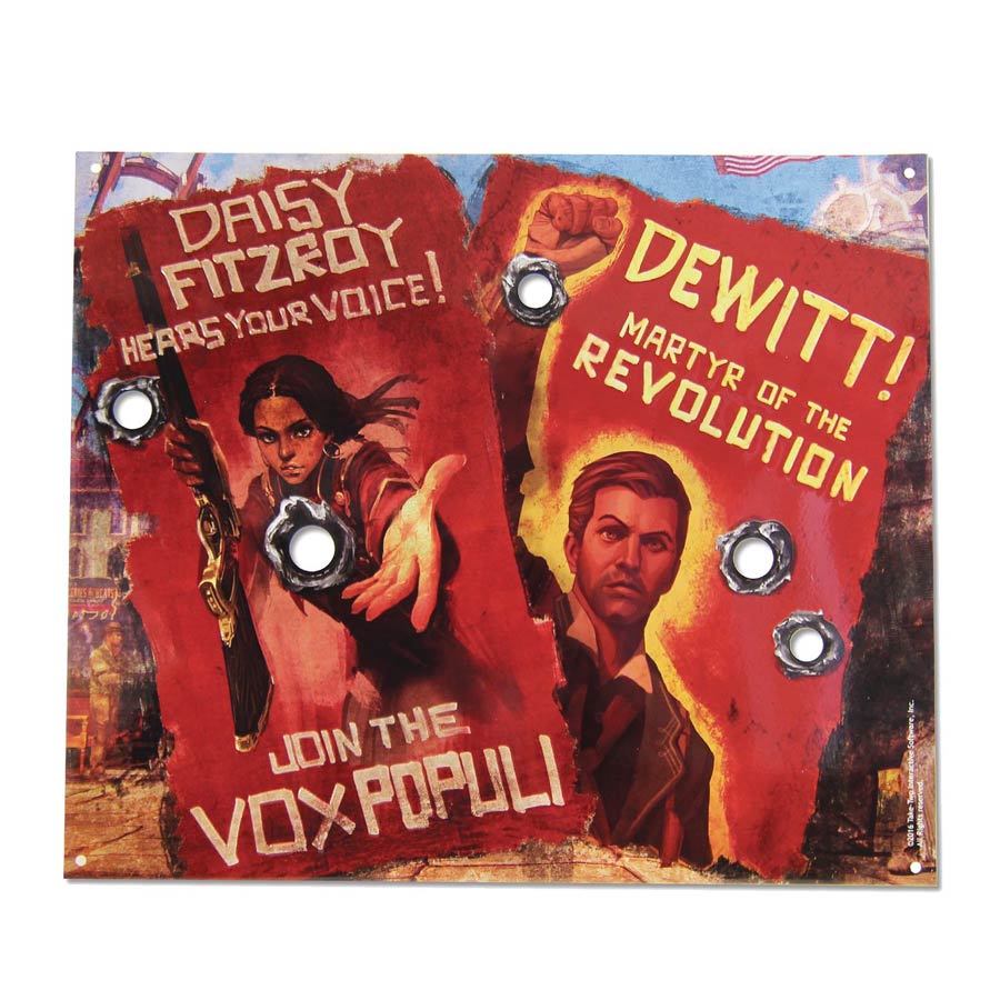 Bioshock Vox Revolution Tin Sign