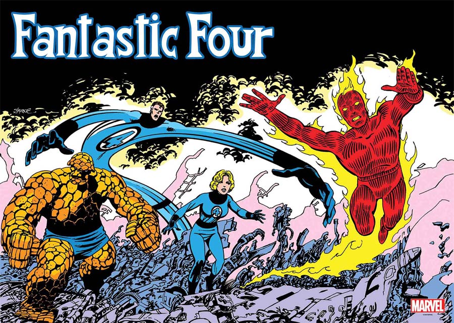Fantastic Four Giant Oversized Vinyl Poster By John Byrne