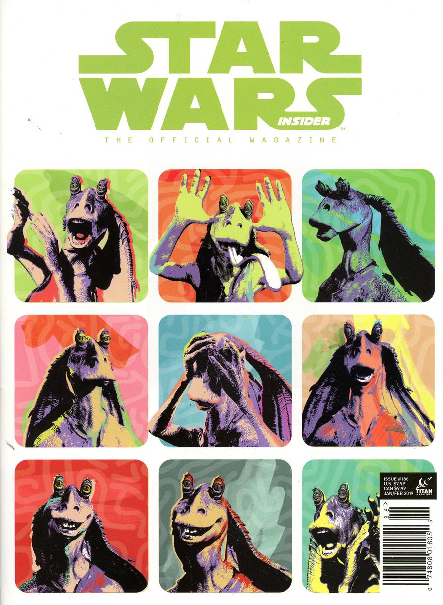 Star Wars Insider #186 January / February 2019 Previews Exclusive Edition