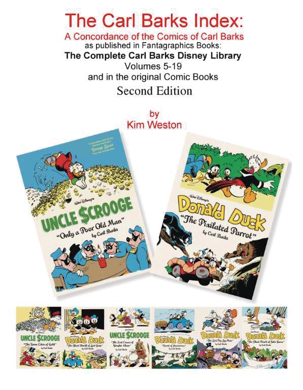 Complete Carl Barks Index 2nd Edition (Carl Barks Library Vol 5-19) SC Regular Edition