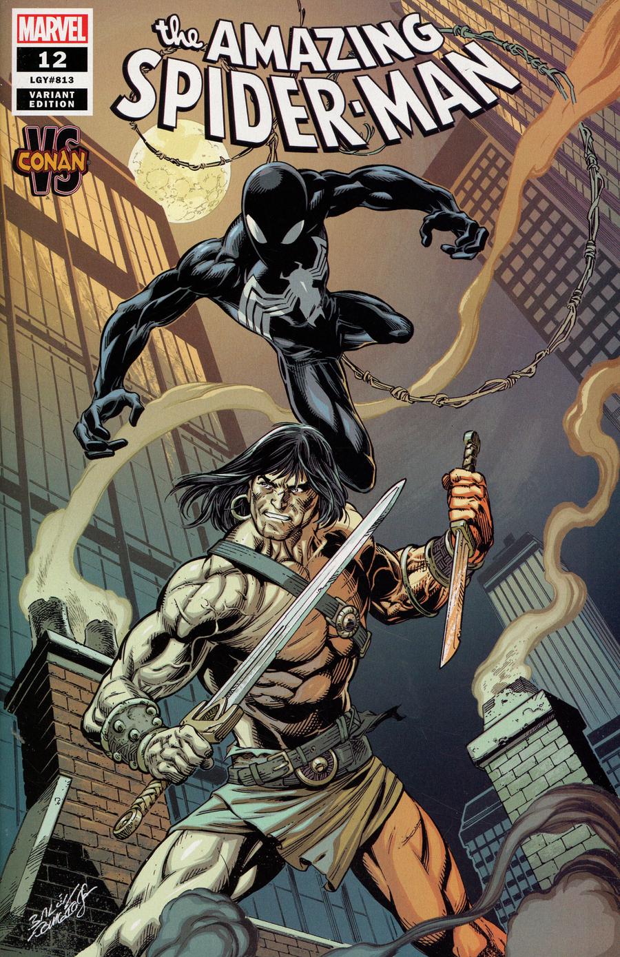 Amazing Spider-Man Vol 5 #12 Cover C Variant Mark Bagley Conan vs Marvel Heroes Cover
