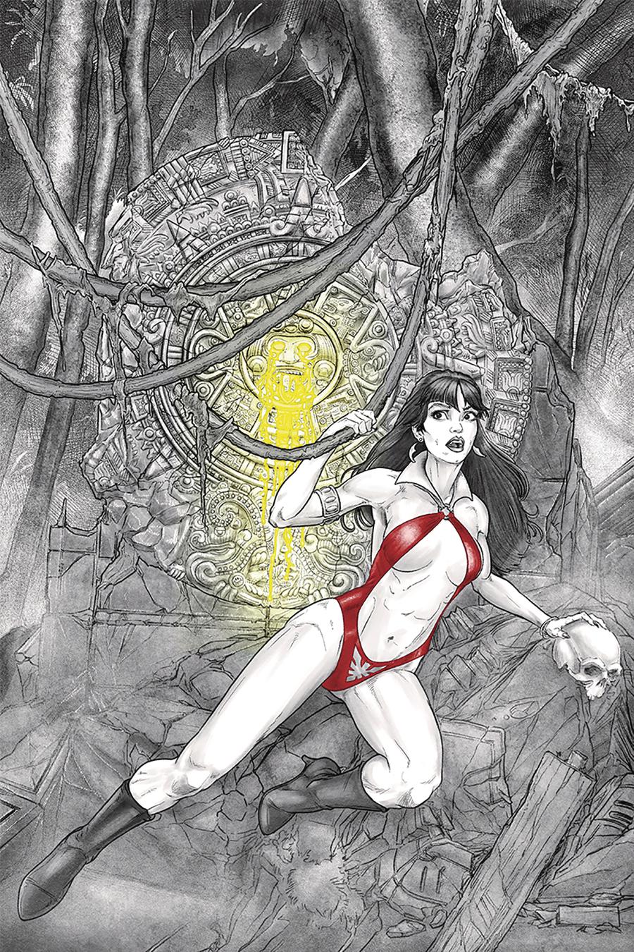 Vampirella vs Reanimator #1 Cover H Incentive Blacky Shepherd Virgin Cover