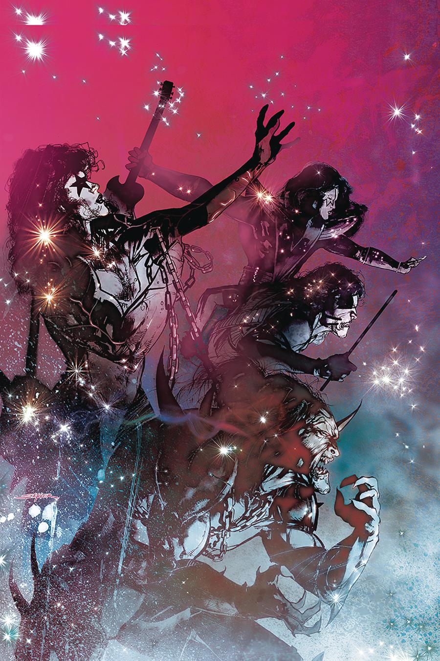 KISS Blood And Stardust #3 Cover F Incentive Stuart Sayger Virgin Cover