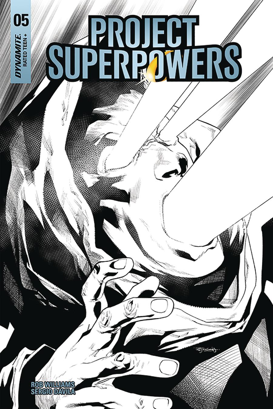 Project Superpowers Vol 3 #5 Cover H Incentive Stephen Segovia Black & White Cover