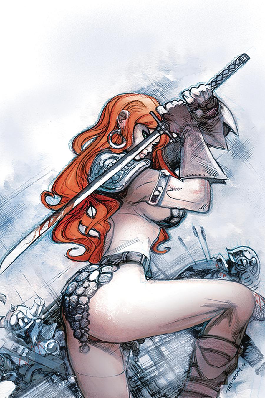 Red Sonja Vol 7 #24 Cover G Incentive Moritat Virgin Cover