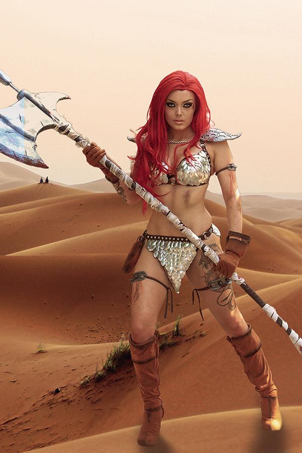 Red Sonja Vol 7 #24 Cover I Incentive Cosplay Photo Virgin Cover