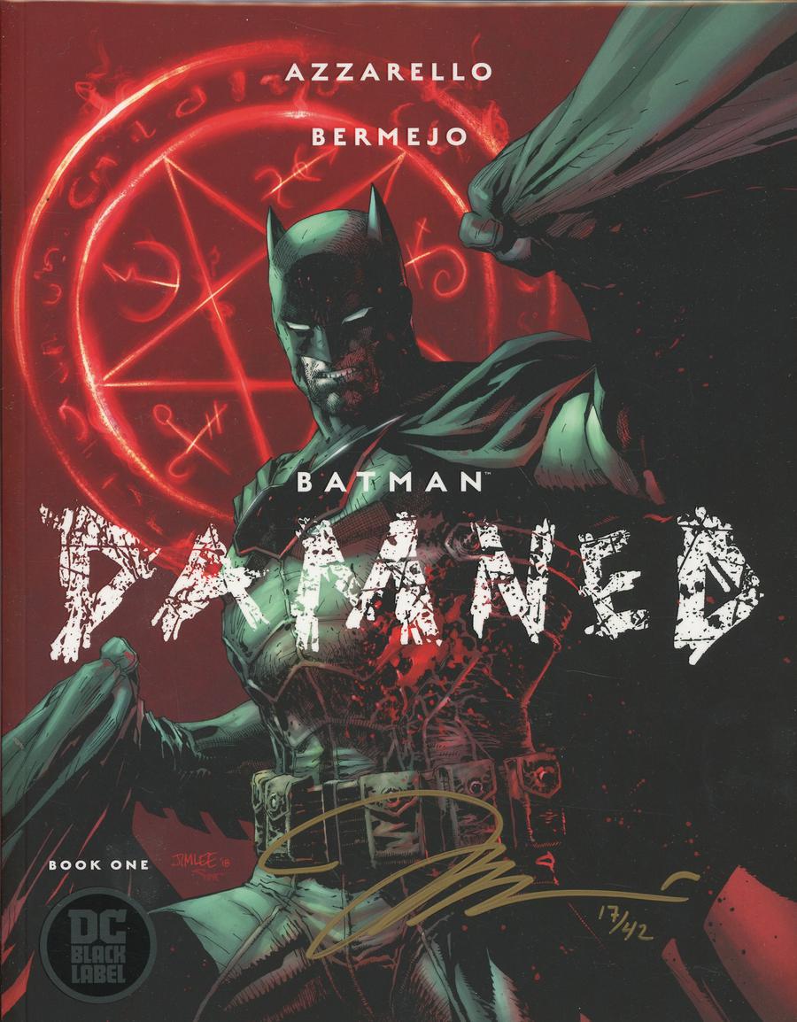 Batman Damned #1 Cover F DF Variant Jim Lee Cover Signed By Jim Lee