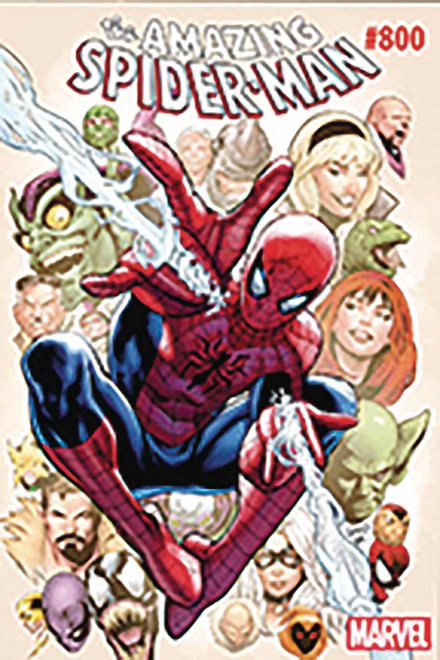 Amazing Spider-Man Vol 4 #800 Cover Z-H DF Variant Greg Land Cover Gold Signature Series Signed By Greg Land