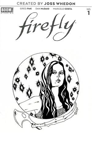 Firefly #1 Cover L DF Signed & Remarked By Katie Hidalgo