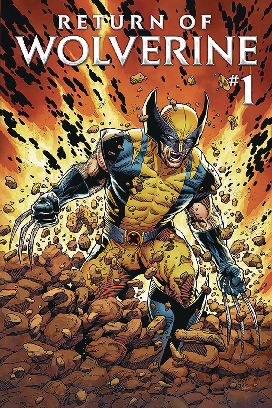 Return Of Wolverine #1 Cover Z-C DF Silver Adamantium Signature Series Signed By John Romita Sr