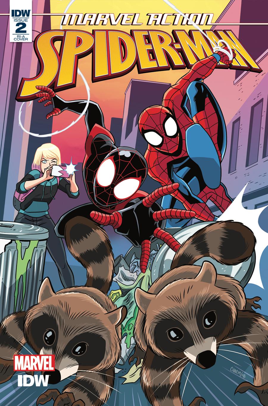 Marvel Action Spider-Man #2 Cover B Incentive Derek Charm Variant Cover