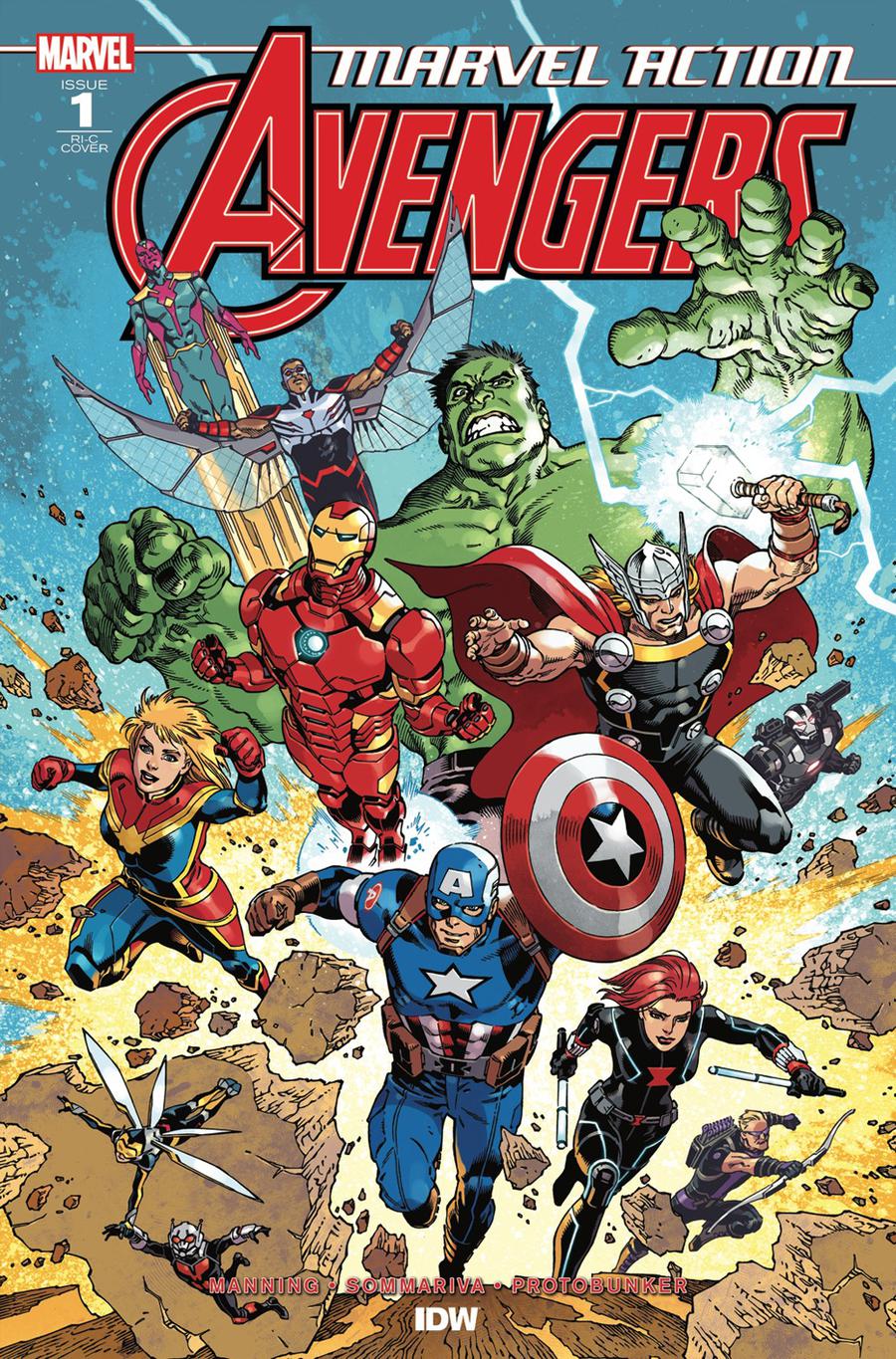 Marvel Action Avengers #1 Cover D Incentive Gabriel Rodriguez Variant Cover