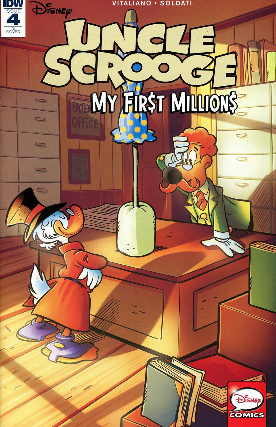 Uncle Scrooge My First Millions #4 Cover B Incentive Marco Gervasio Variant Cover