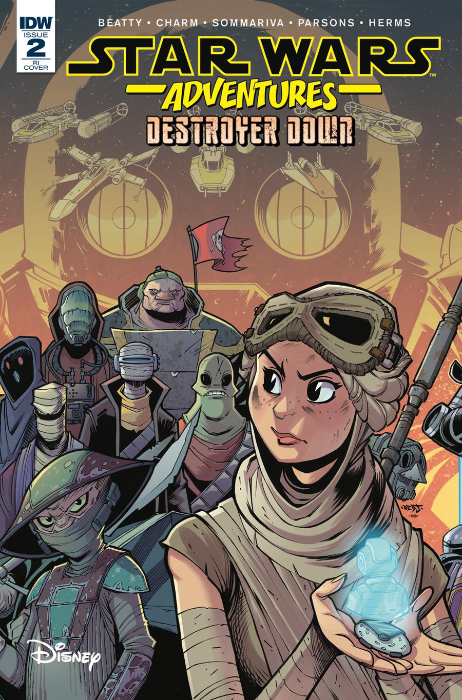 Star Wars Adventures Destroyer Down #2 Cover B Incentive Jon Sommariva Variant Cover