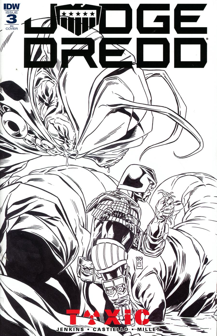 Judge Dredd Toxic #3 Cover C Incentive Mark Buckingham Variant Cover