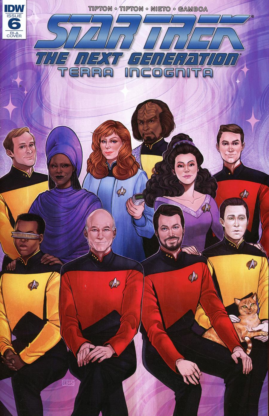 Star Trek The Next Generation Terra Incognita #6 Cover C Incentive Elizabeth Beals Variant Cover