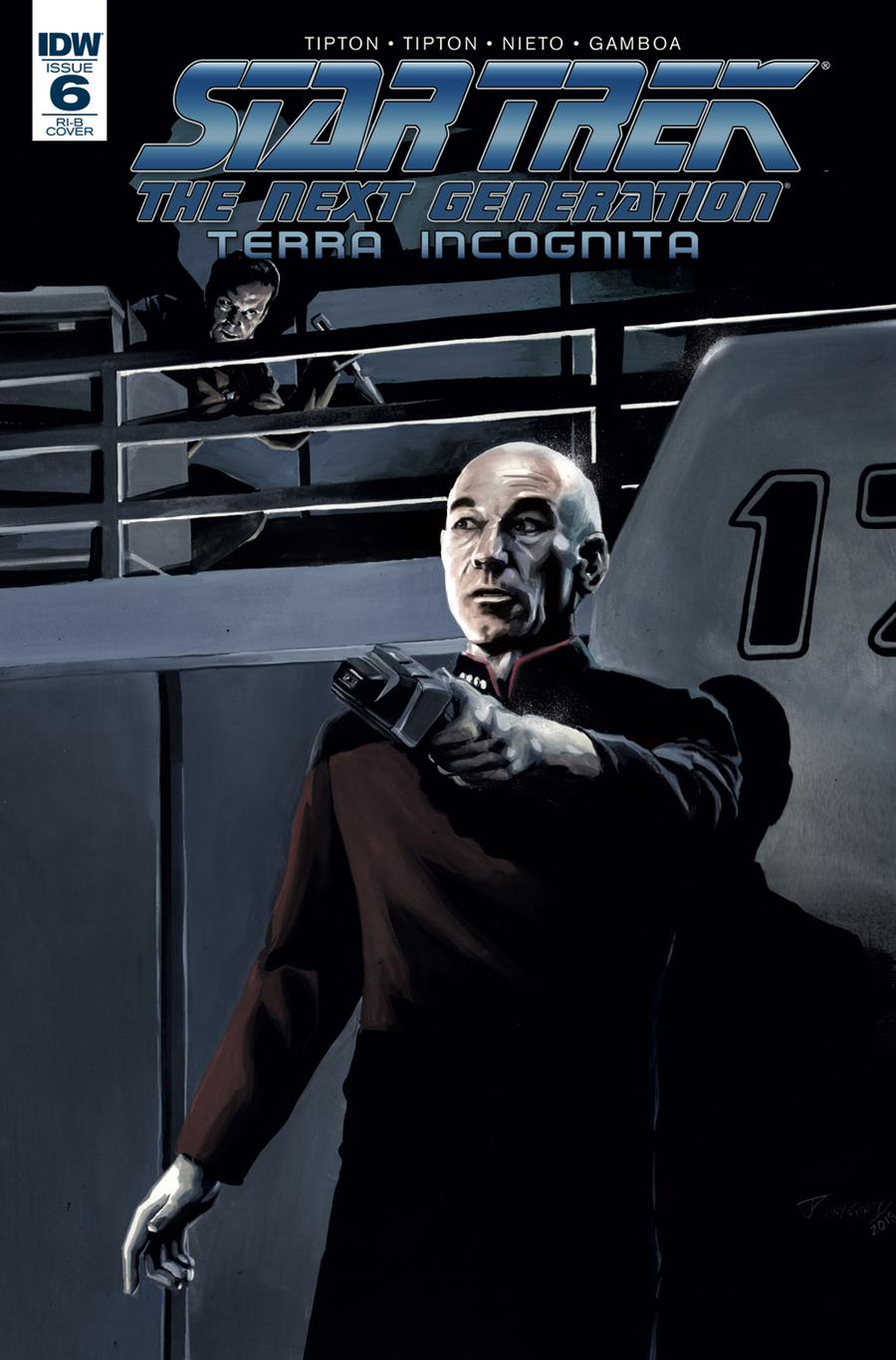 Star Trek The Next Generation Terra Incognita #6 Cover D Incentive JK Woodward Variant Cover