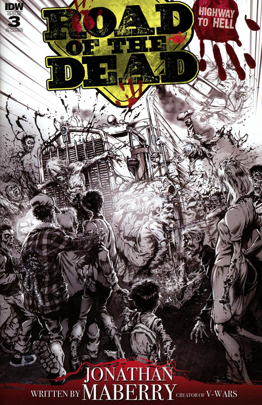 Road Of The Dead Highway To Hell #3 Cover C Incentive Santiperez Variant Cover