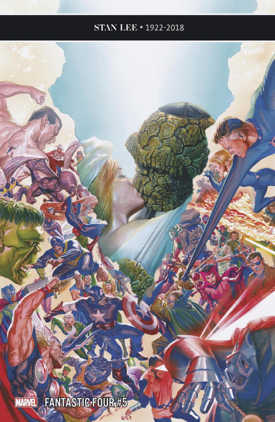 Fantastic Four Vol 6 #5 Cover H Incentive Alex Ross Variant Cover