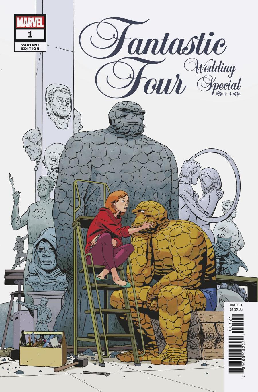 Fantastic Four Wedding Special #1 Cover F Incentive Marcos Martin Variant Cover