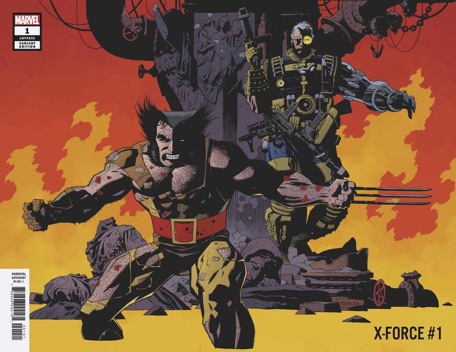 X-Force Vol 5 #1 Cover H Incentive Mike Mignola Remastered Variant Cover