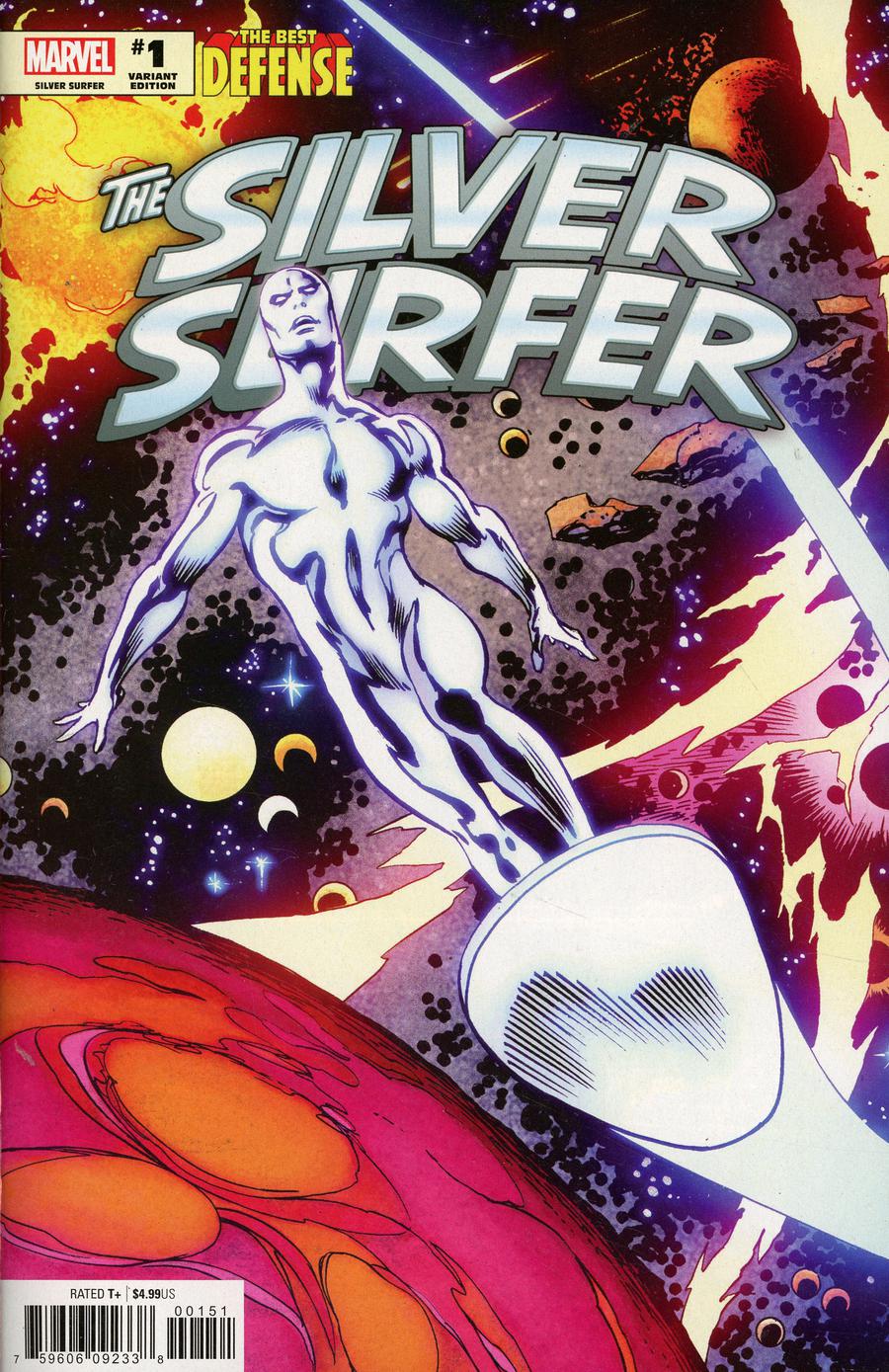 Defenders Silver Surfer #1 Cover E Incentive John Buscema Remastered Variant Cover