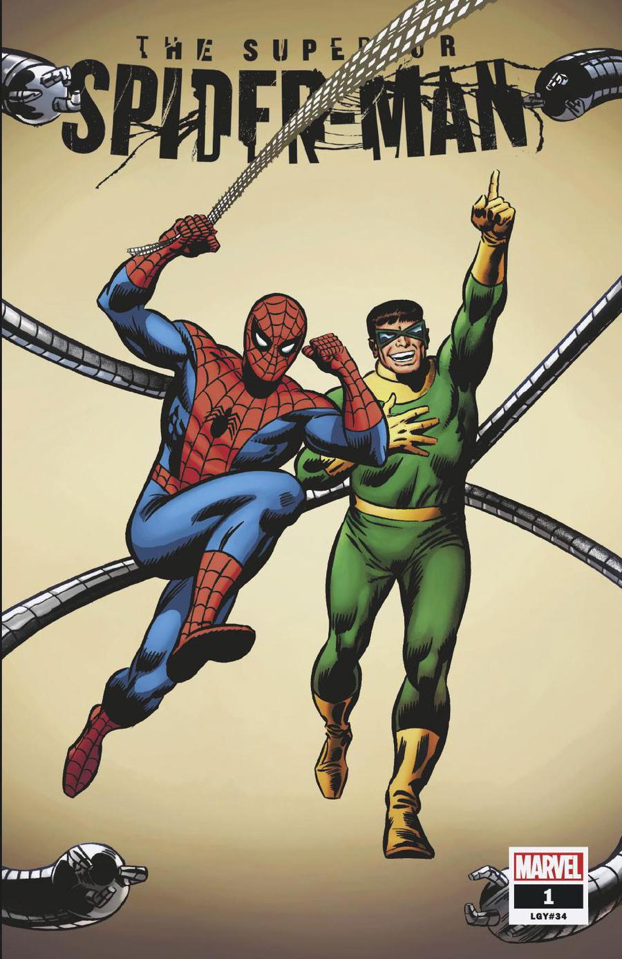 Superior Spider-Man Vol 2 #1 Cover F Incentive John Buscema Hidden Gem Variant Cover (Spider-Geddon Tie-In)
