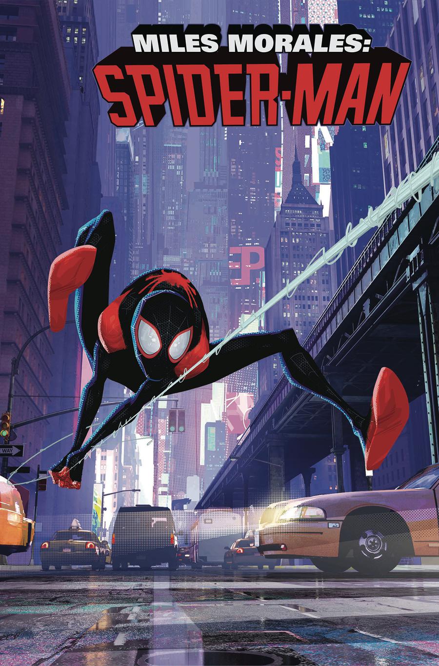 Miles Morales Spider-Man #1 Cover C Incentive Into The Spider-Verse Animation Variant Cover (Spider-Geddon Tie-In)