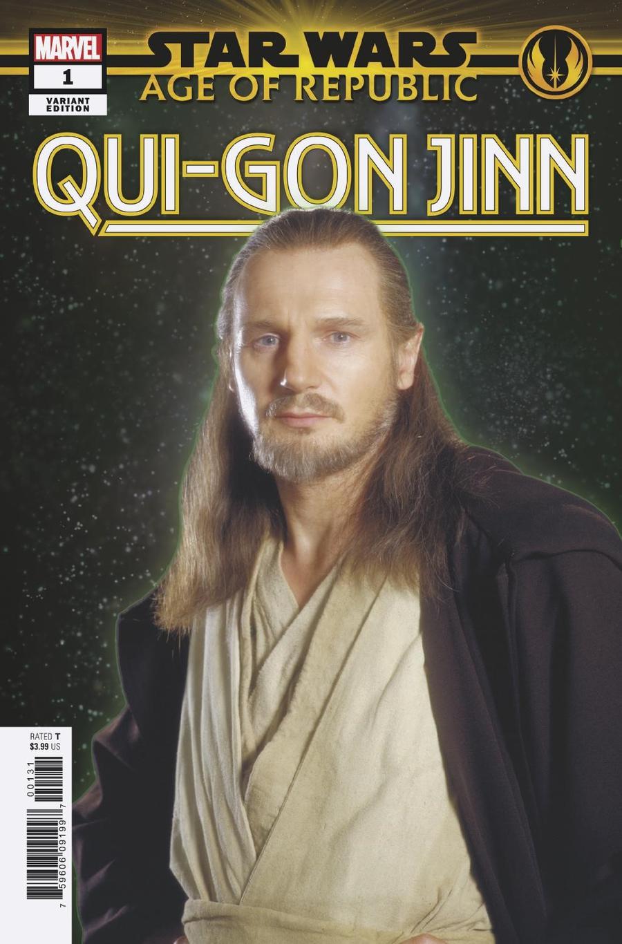 Star Wars Age Of Republic Qui-Gon Jinn #1 Cover F Incentive Movie Variant Cover