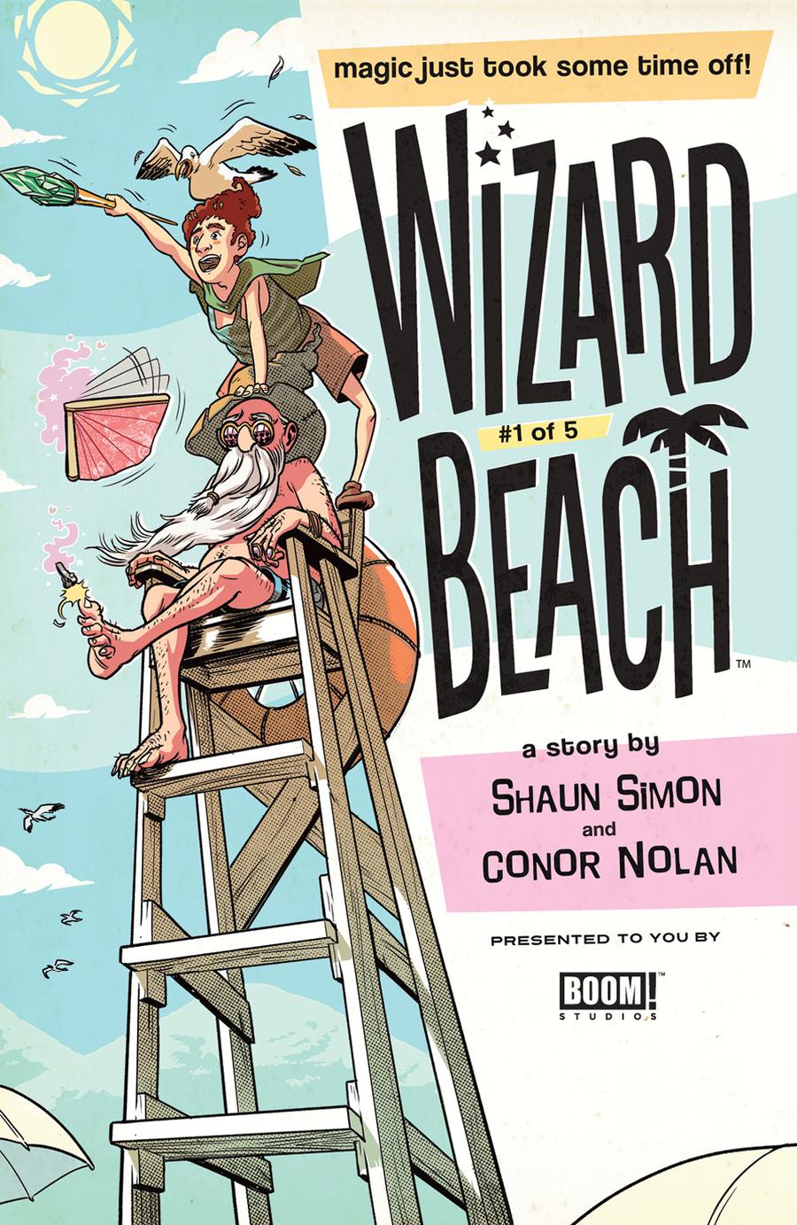 Wizard Beach #1 Cover B Variant George Schall Cover