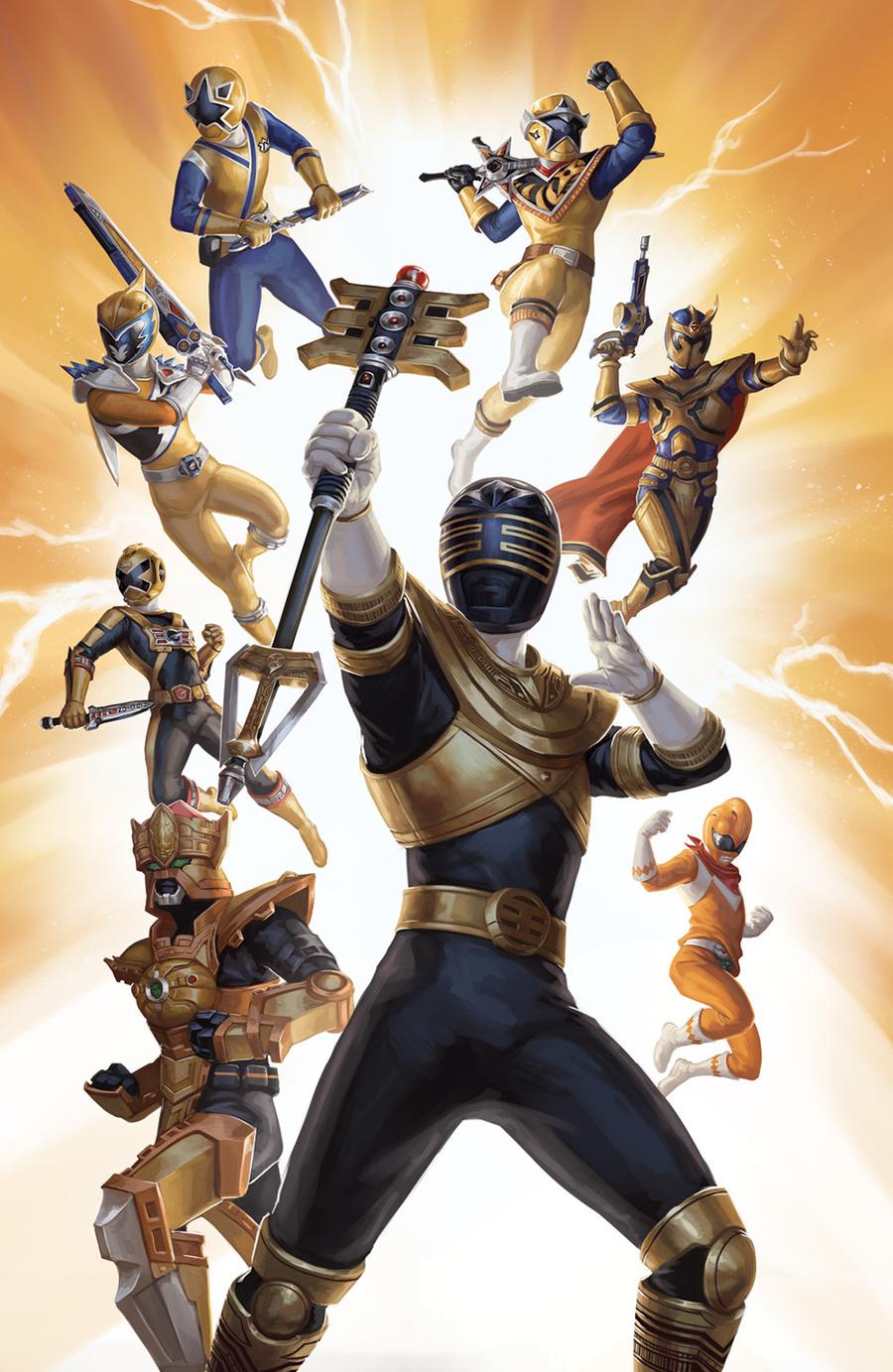 Mighty Morphin Power Rangers (BOOM Studios) #34 Cover D Incentive Linda Lithen Virgin Variant Cover