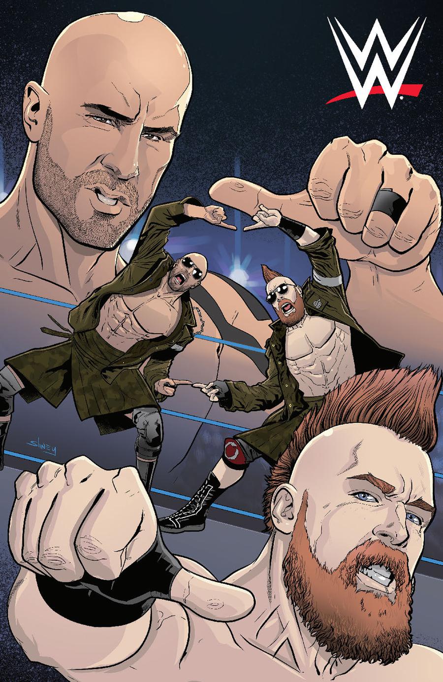 WWE #23 Cover D Incentive Will Sliney Virgin Variant Cover