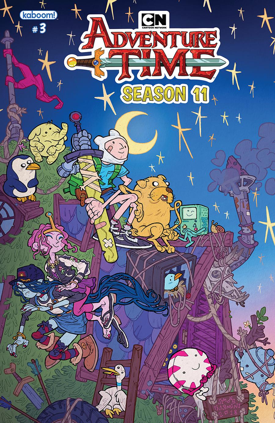 Adventure Time Season 11 #3 Cover D Incentive Simone DArmini Virgin Variant Cover