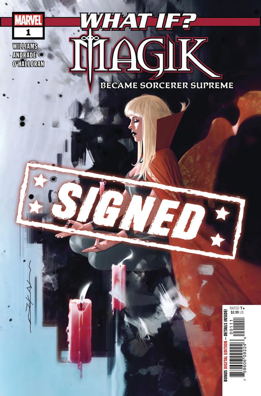 What If Magik #1 Cover C Regular Jeff Dekal Cover Signed By Leah Williams