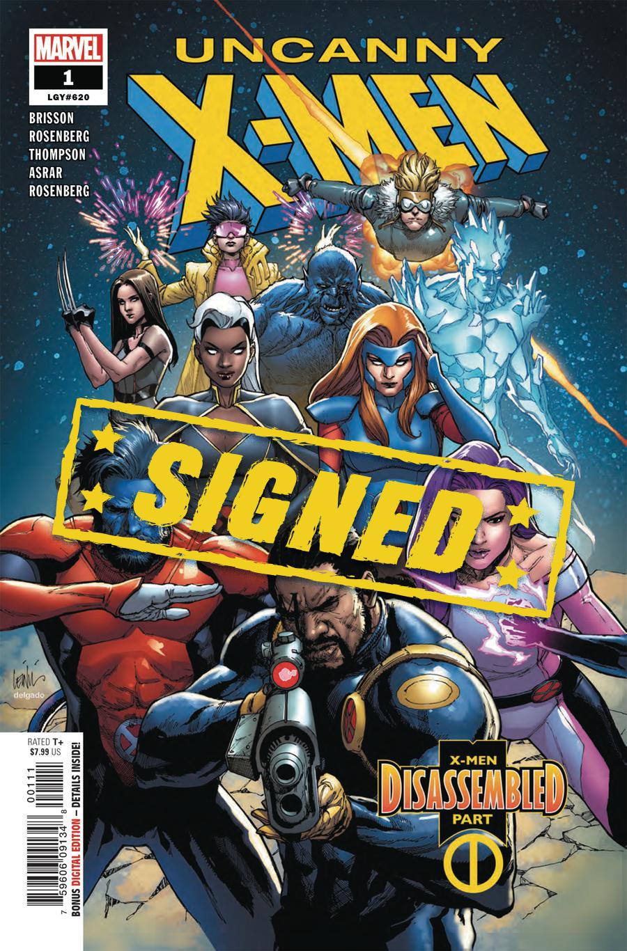 Uncanny X-Men Vol 5 #1 Cover U Regular Leinil Francis Yu Cover Signed By Matthew Rosenberg